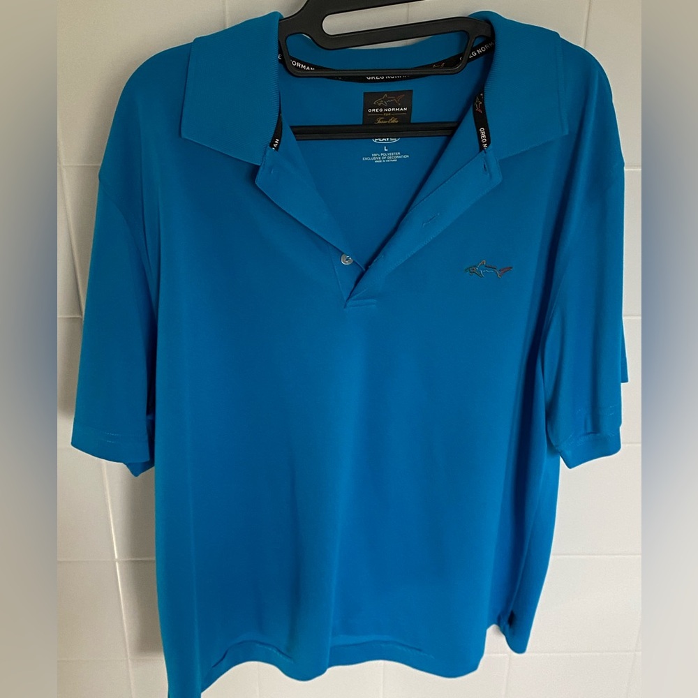 Greg Norman Men’s Polo Shirts Sz L. Price for 1.